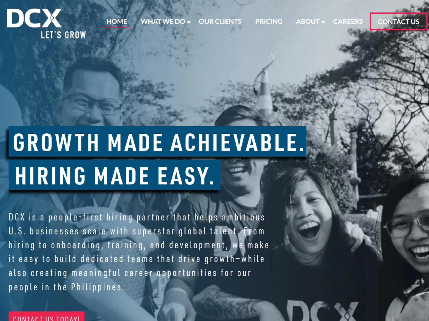DCX PH website