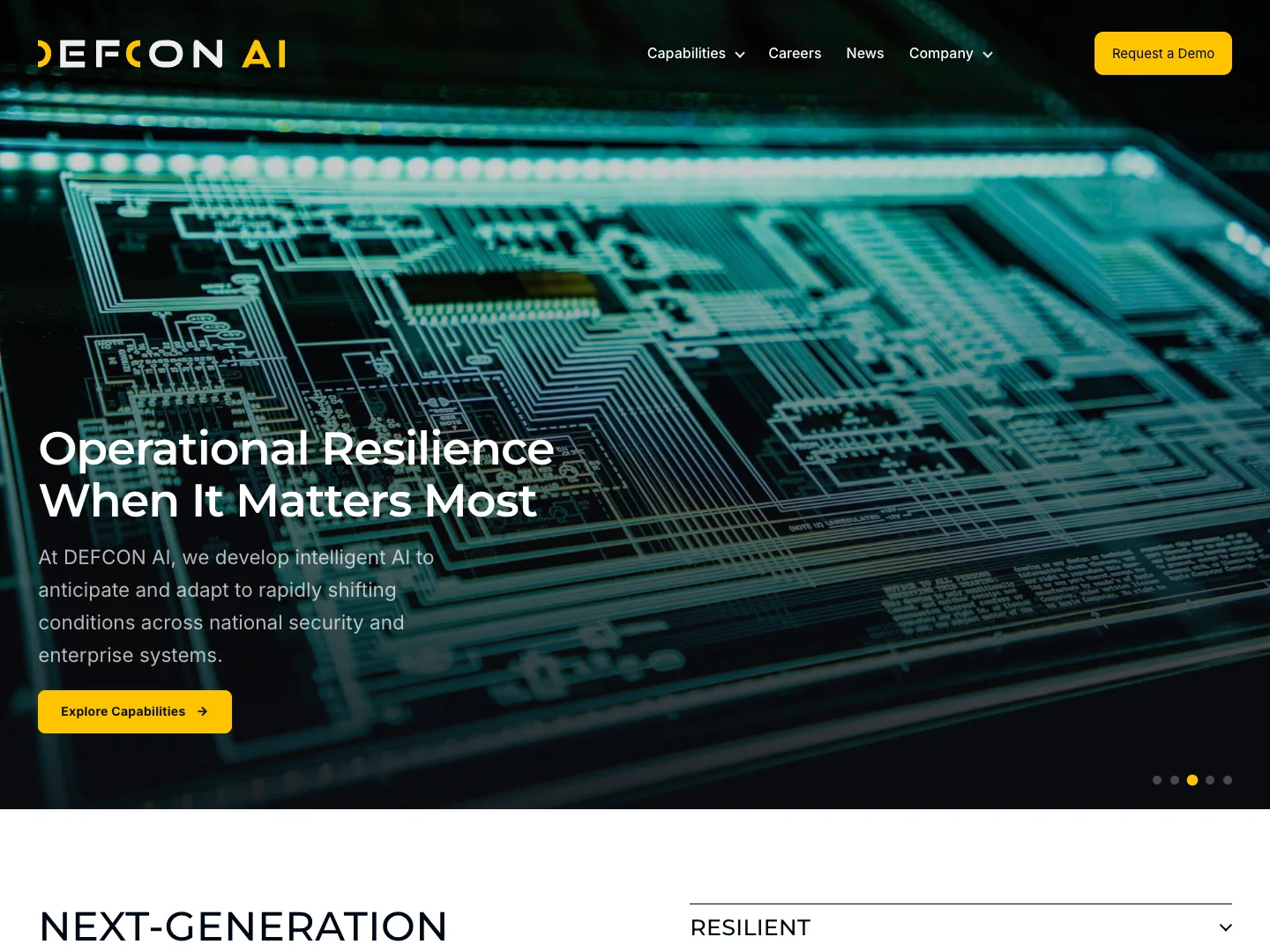 DEFCON AI website