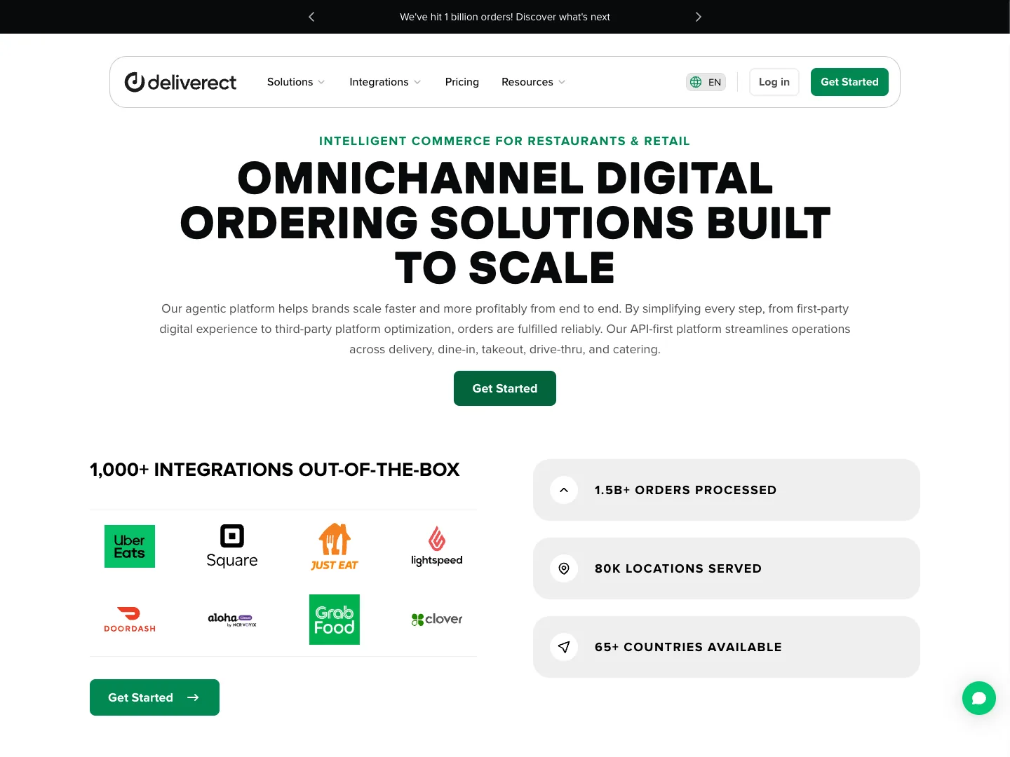 Deliverect website
