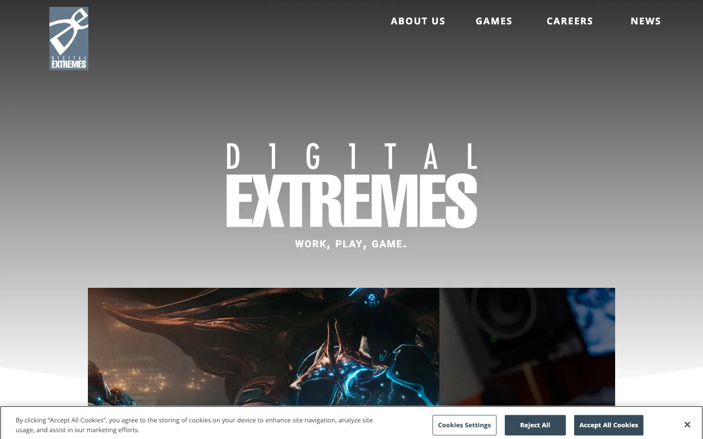 Digitalextremes website