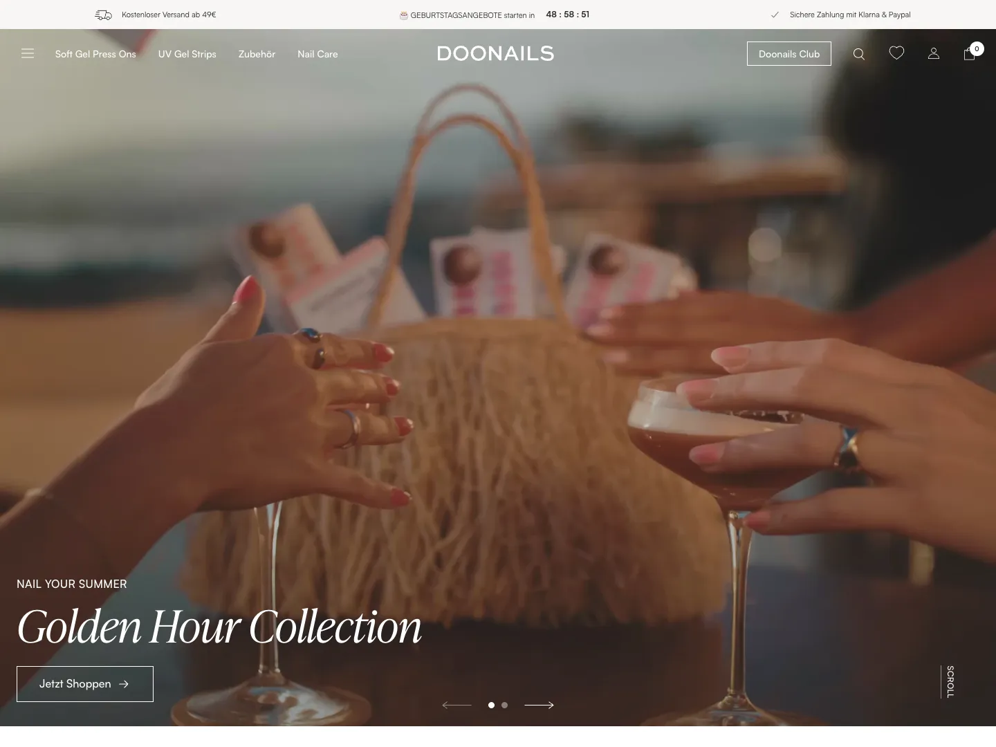 Doonails website