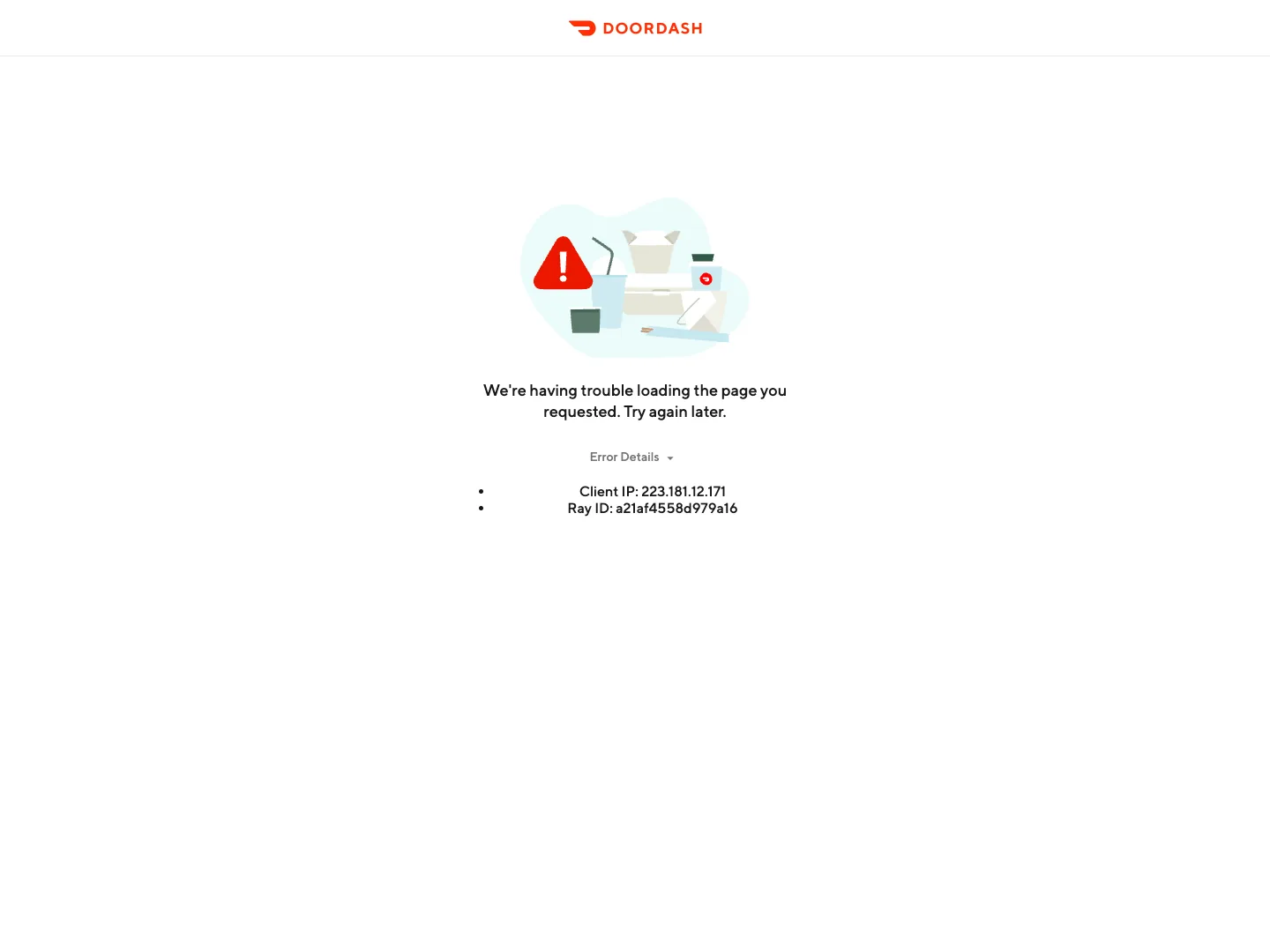 Doordashusa website
