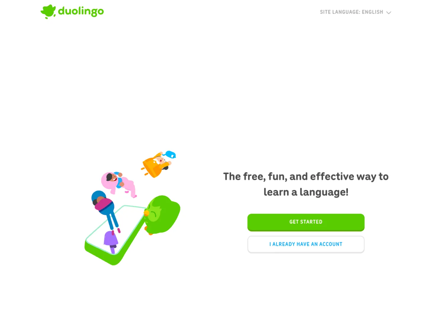 Duolingo website