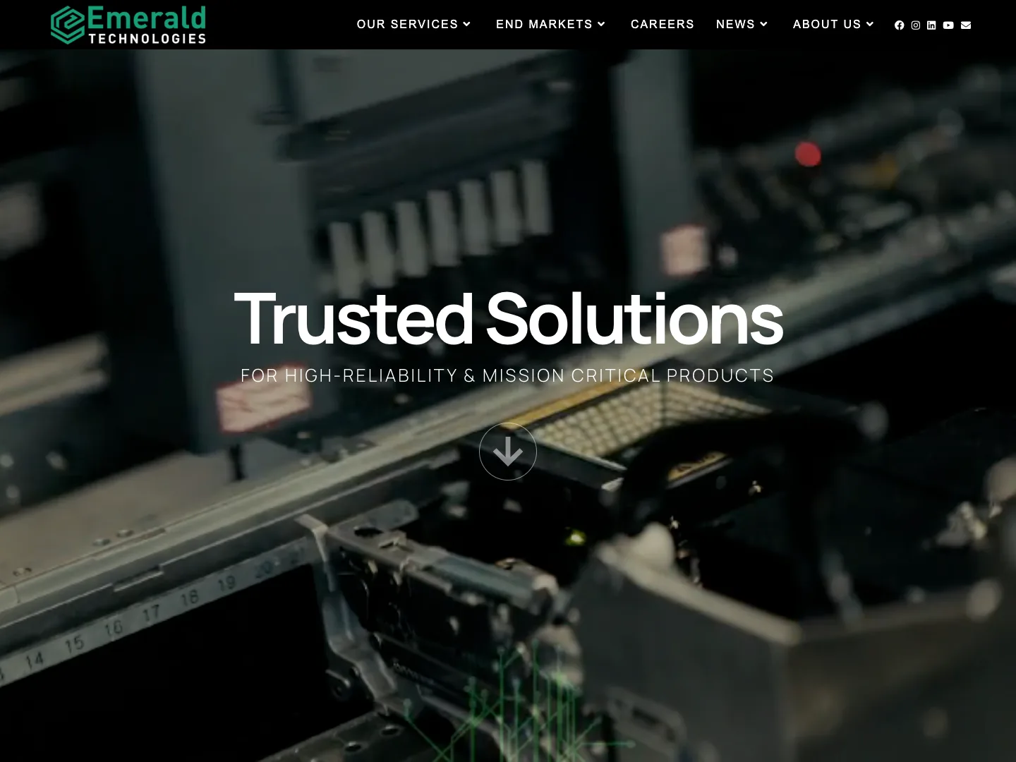 Emerald Technologies website