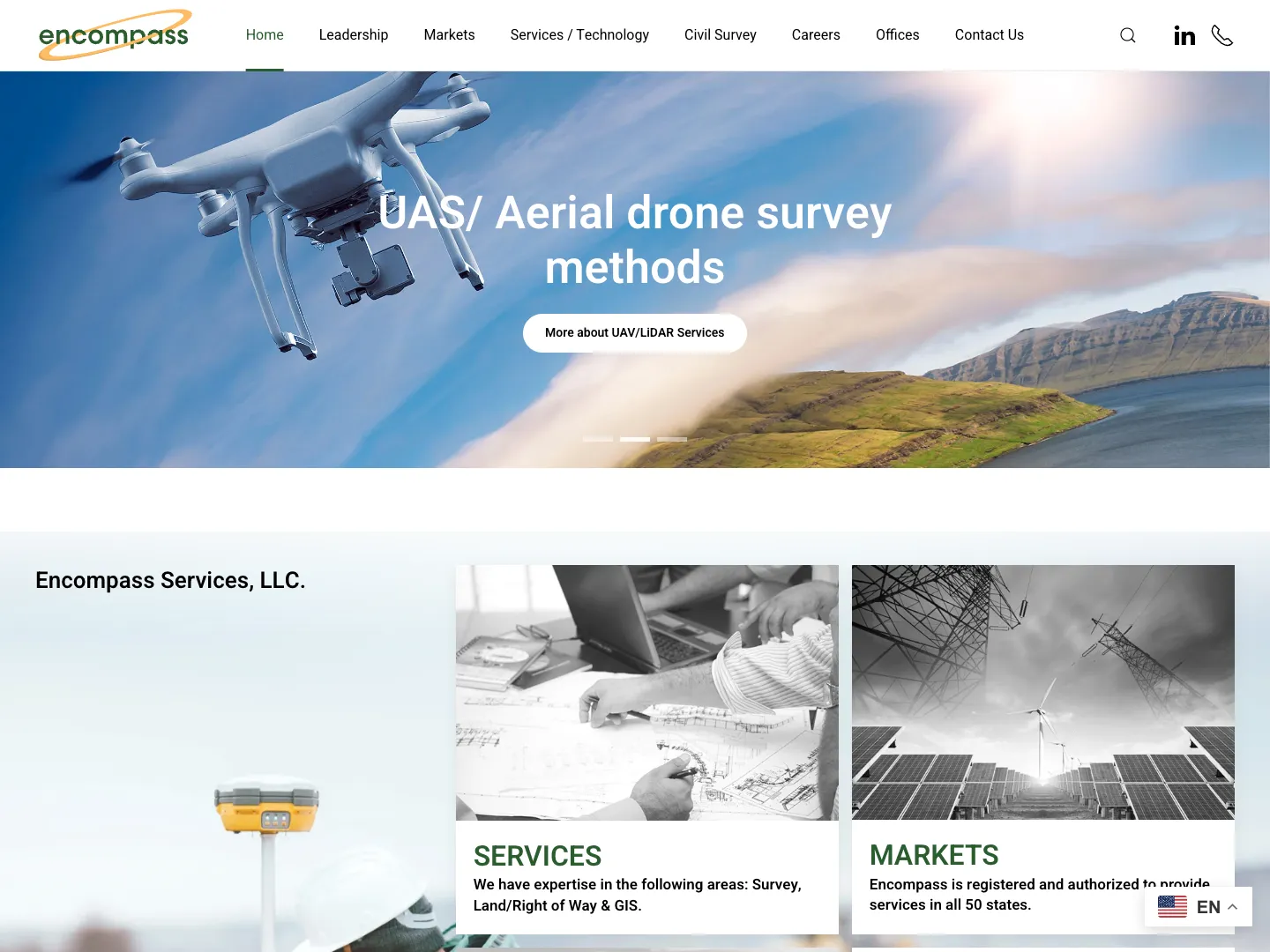 Encompass Energy Services website
