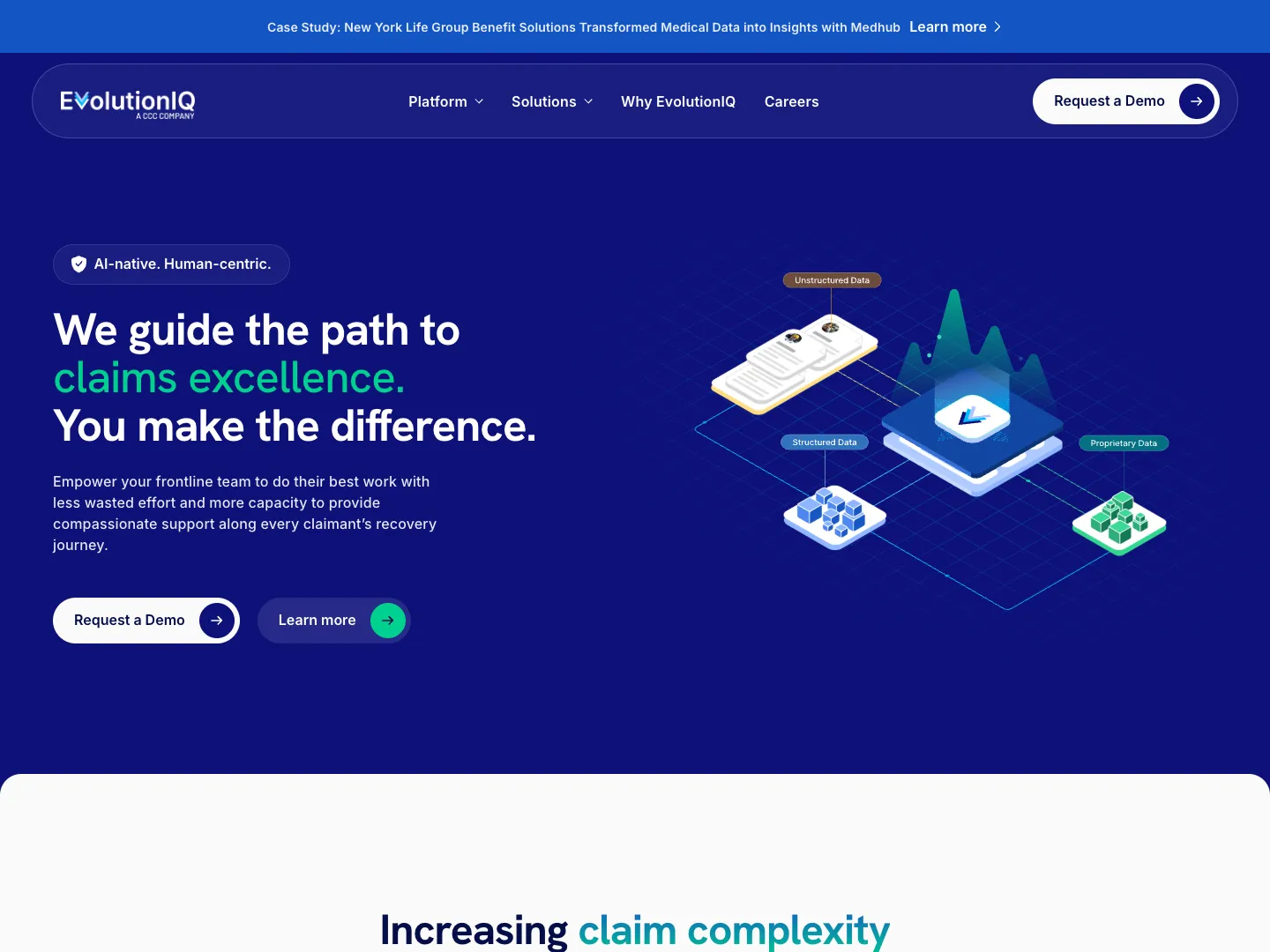 EvolutionIQ website