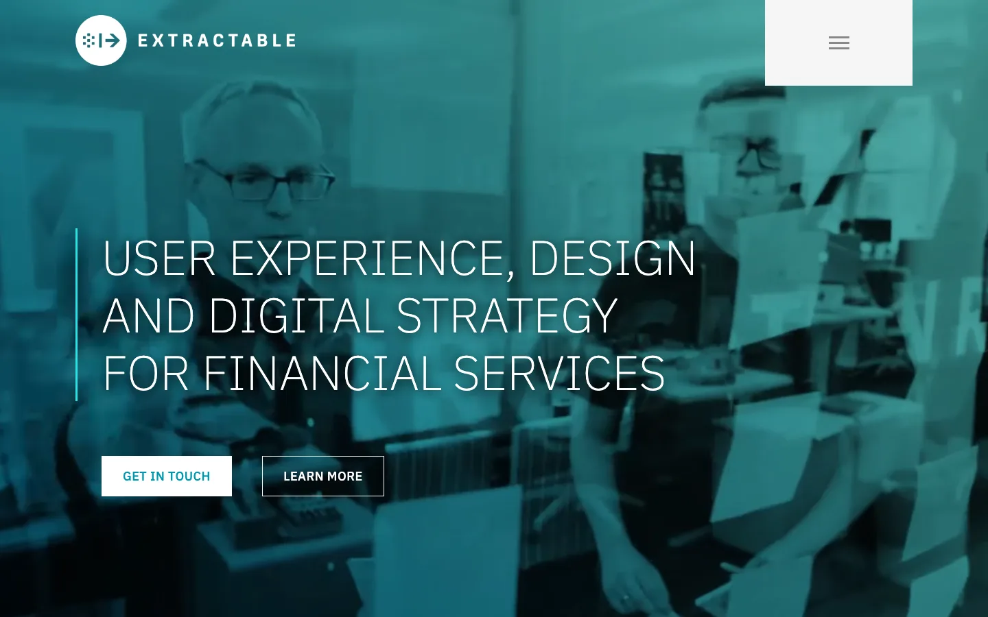 Extractable website