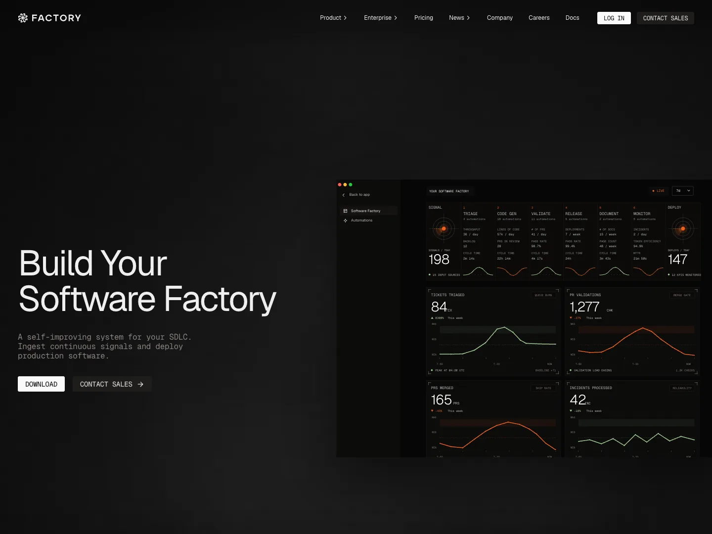 Factory website