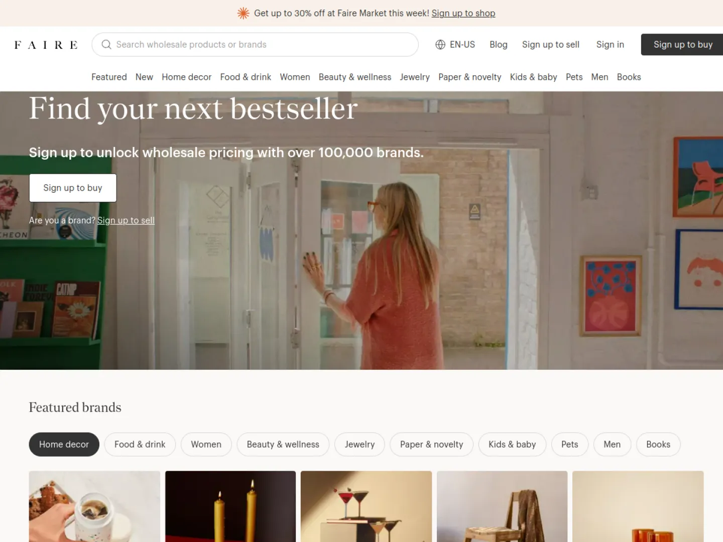 Faire website