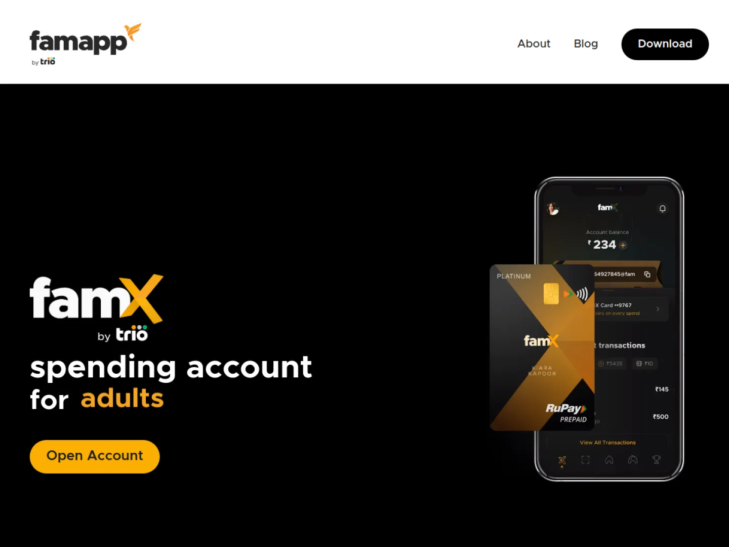 Fampay website