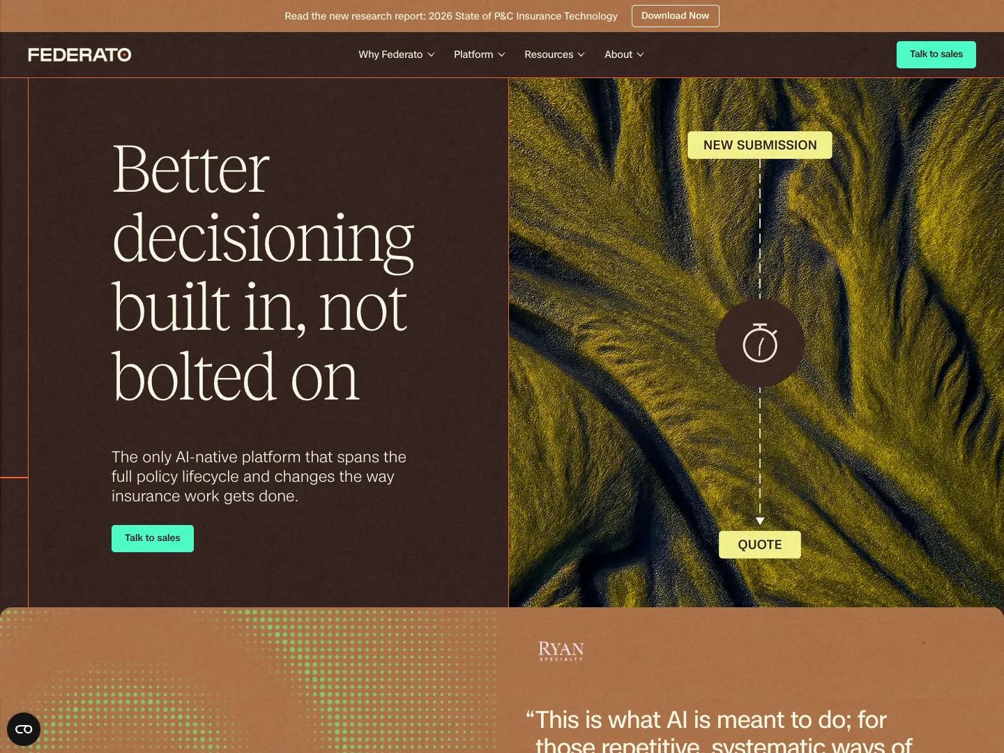 Federato website