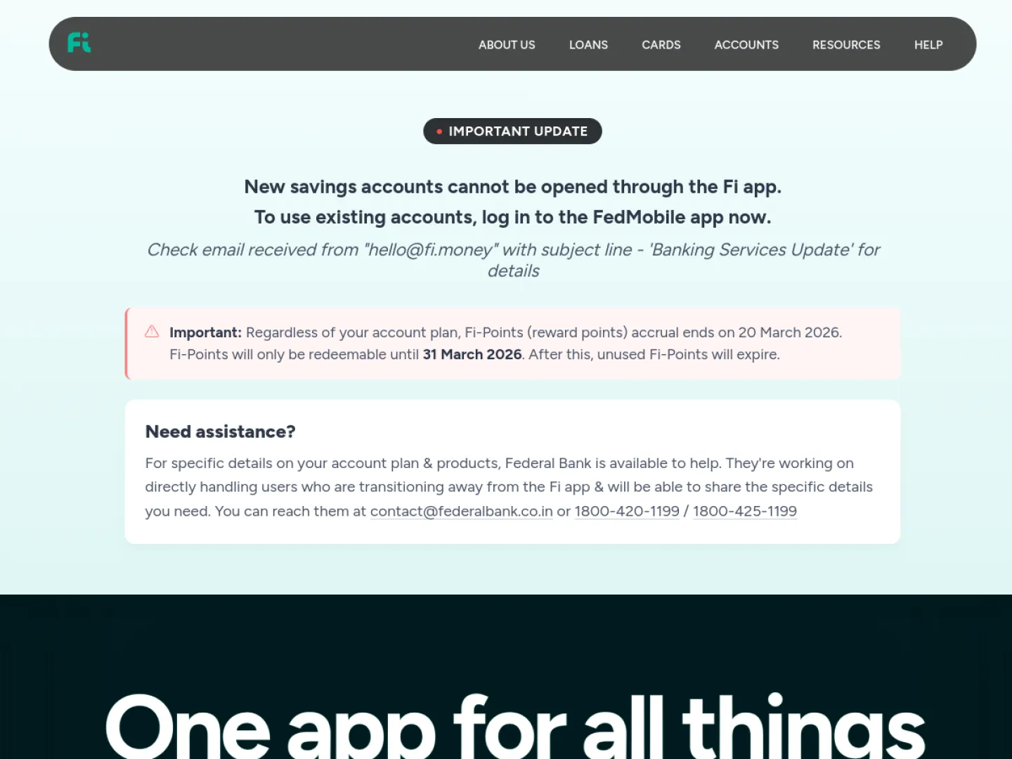 Fi website