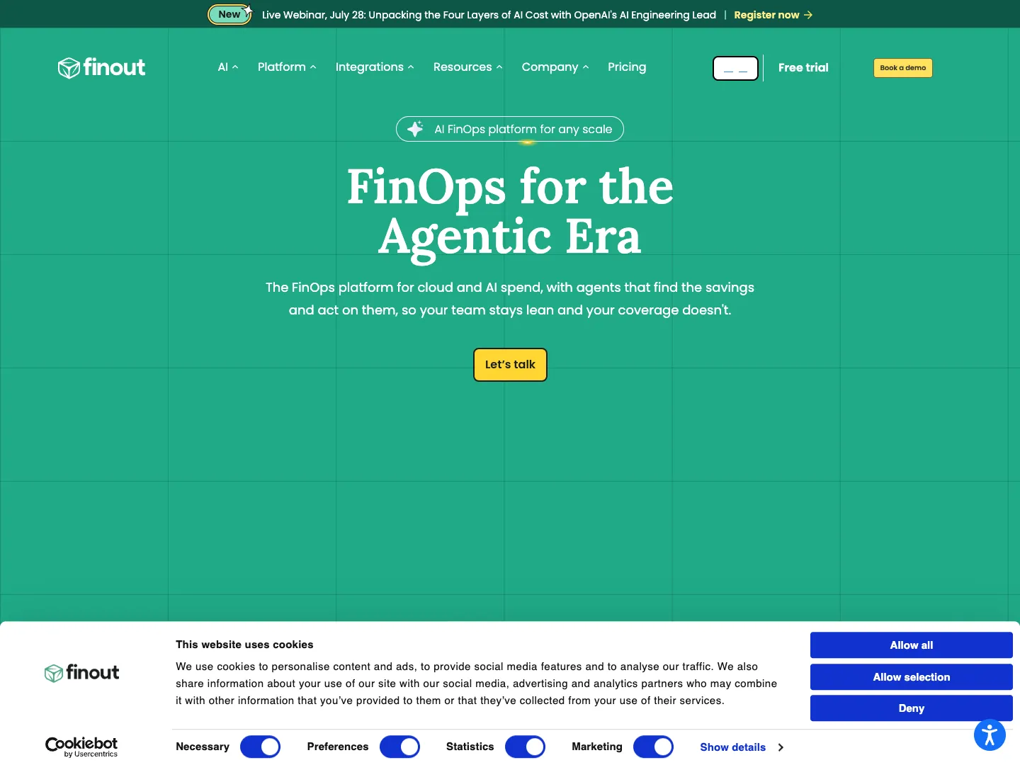 Finout website