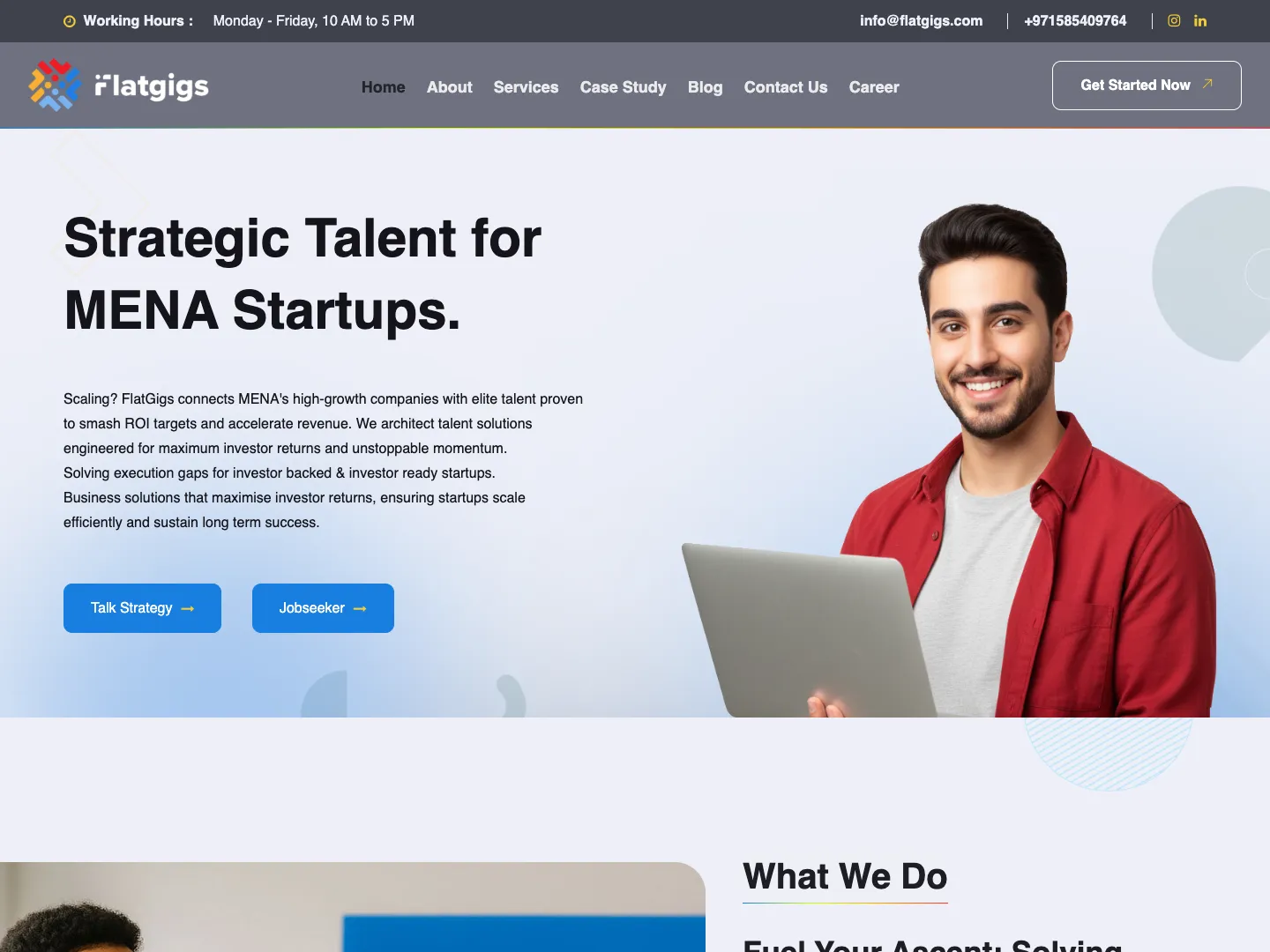 Flatgigs website