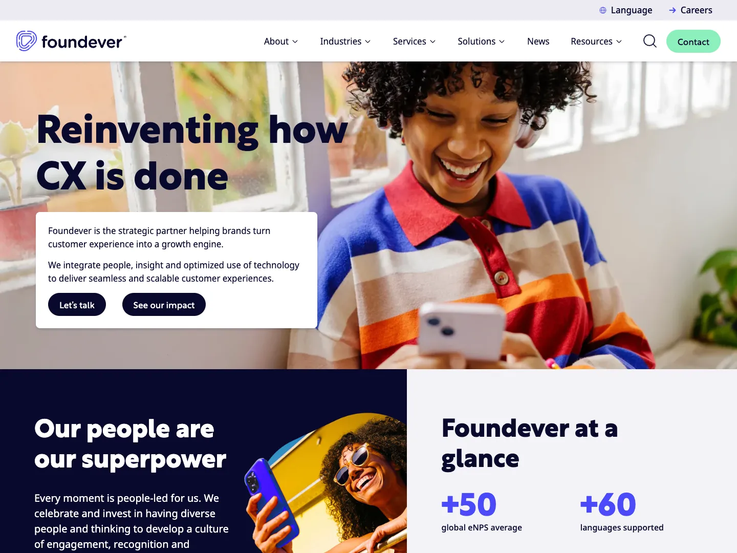 Foundever website