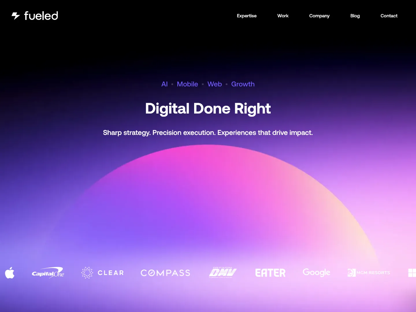 Fueled website