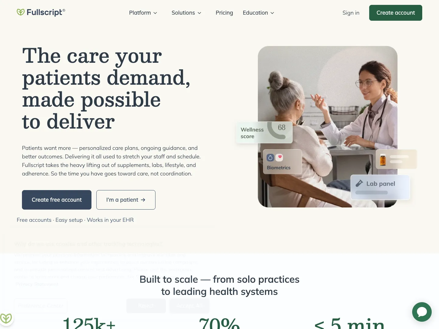Fullscript website