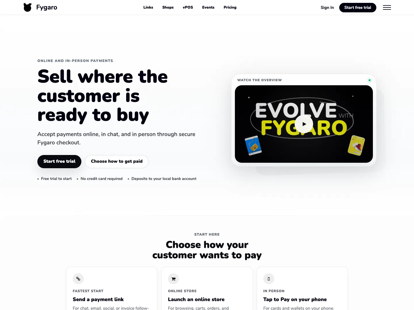 Fygaro website