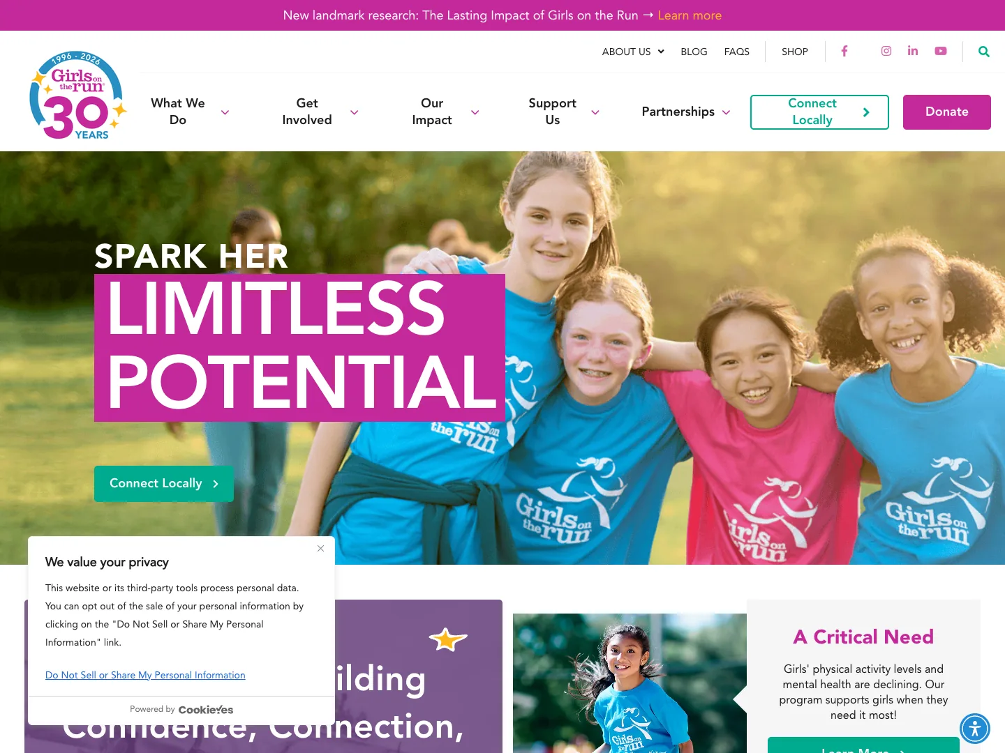 Girls on the Run website