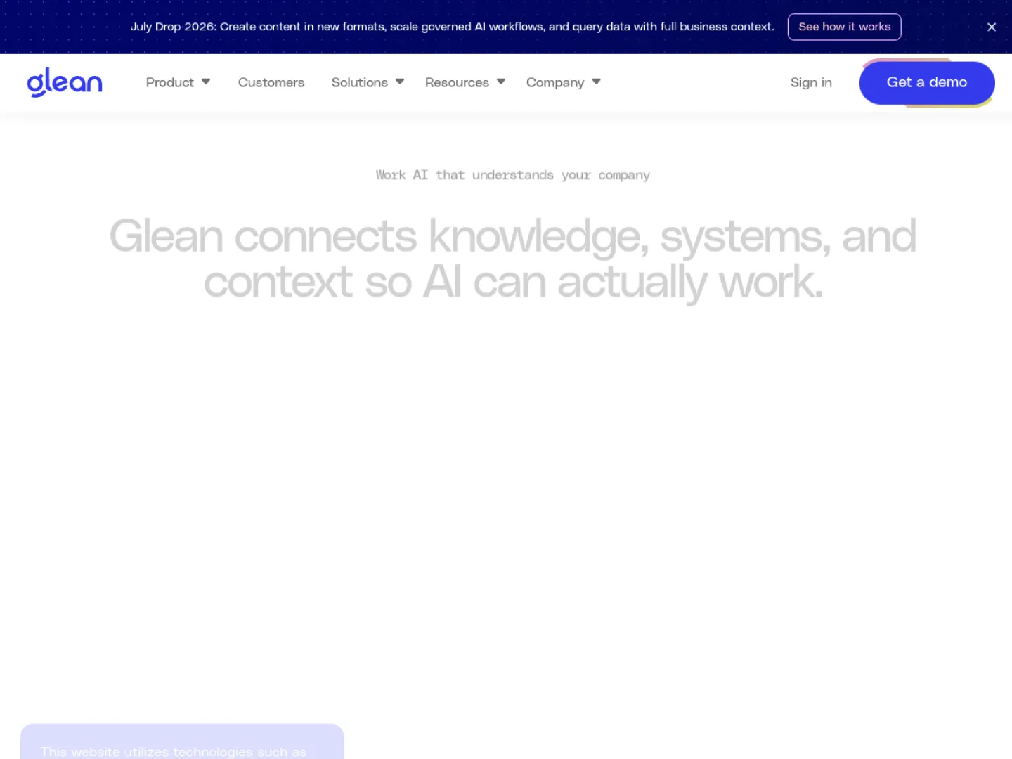 Gleanwork website