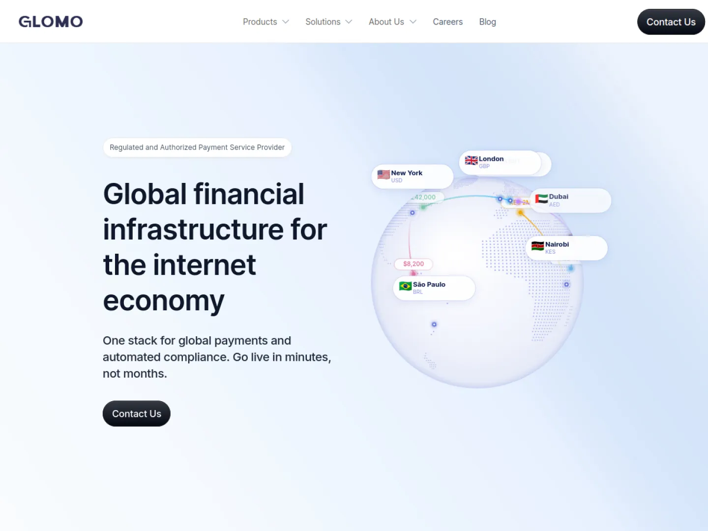 Glomo website