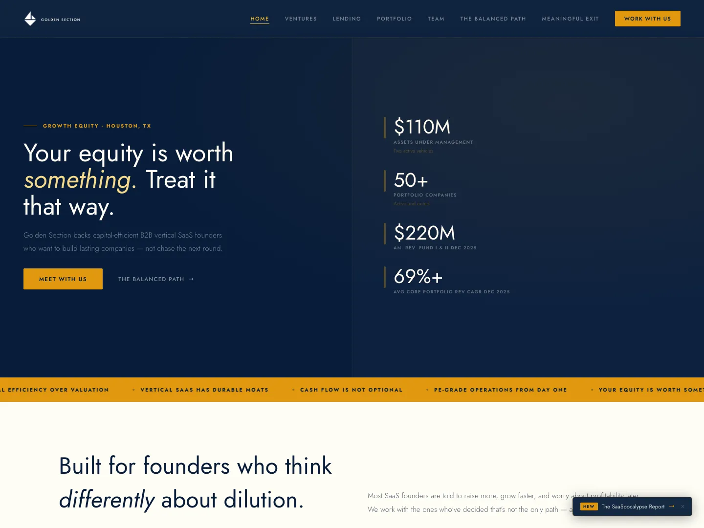 Golden Section website