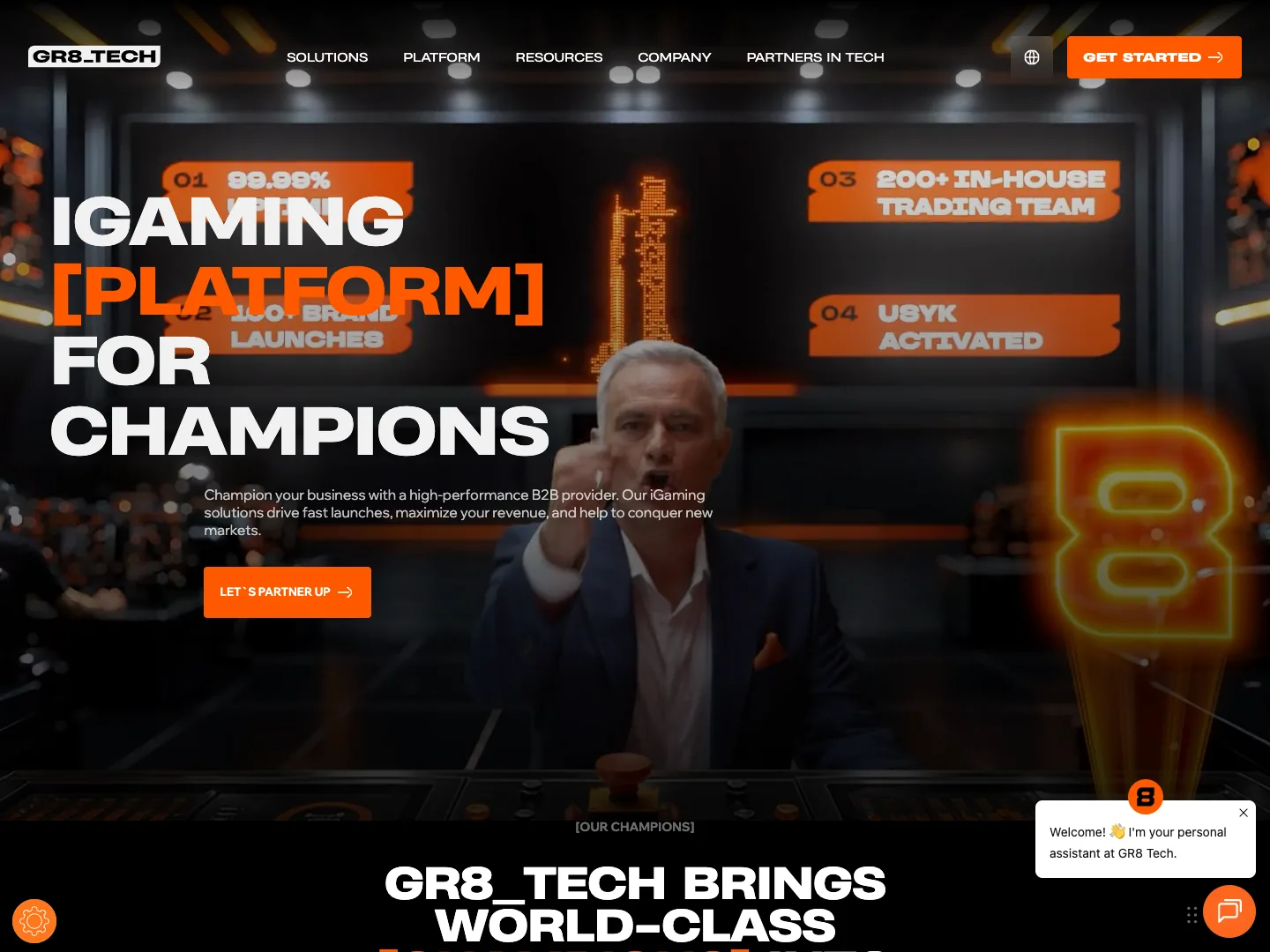 GR8 Tech website