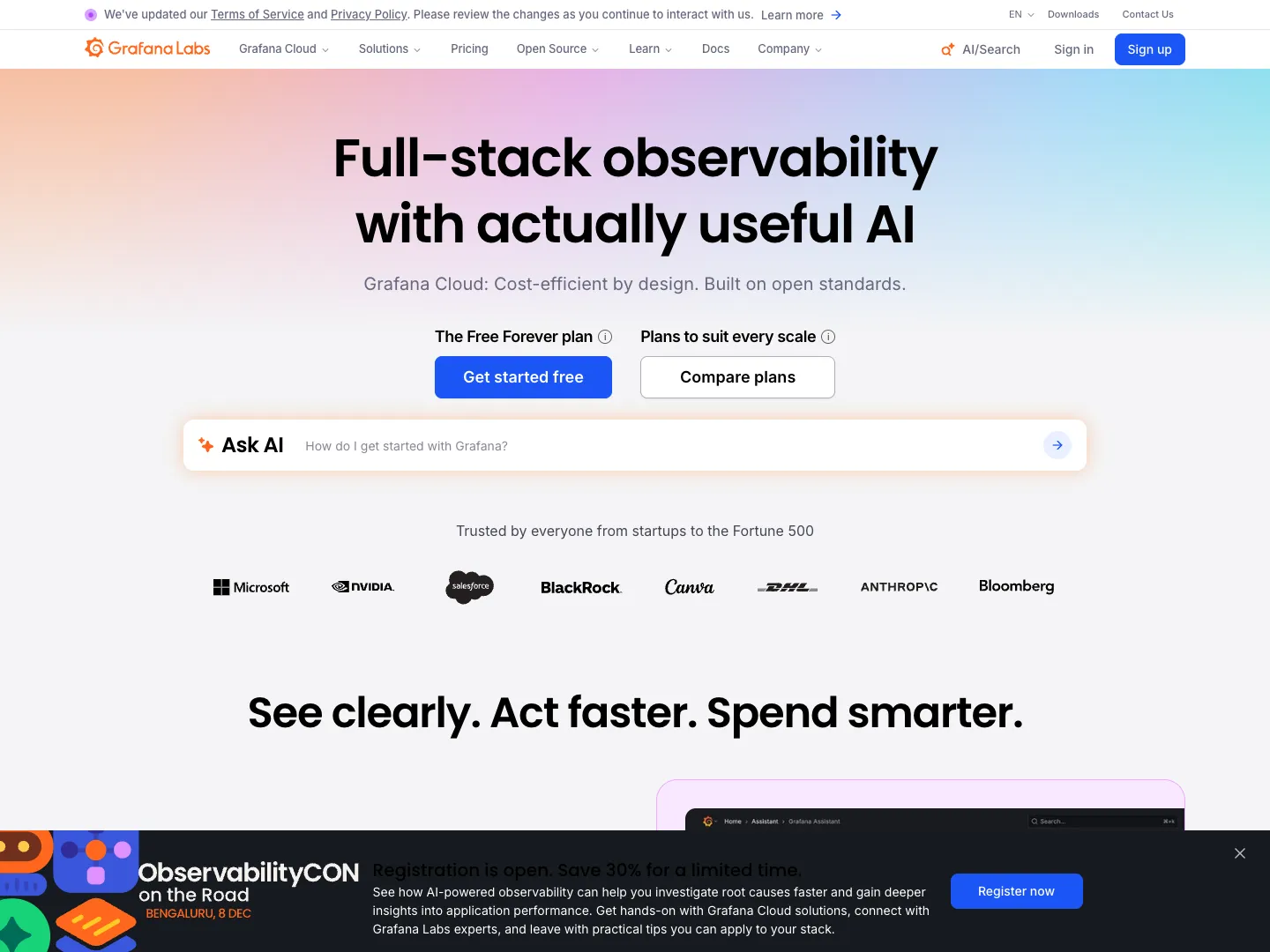 Grafana Labs website