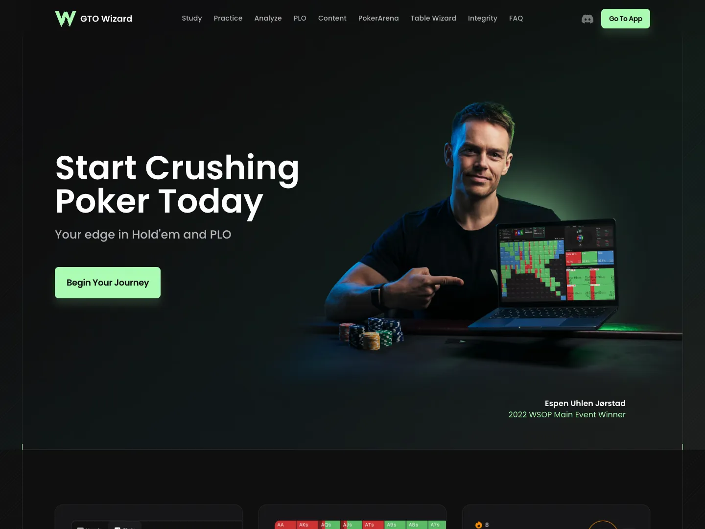 GTO Wizard website