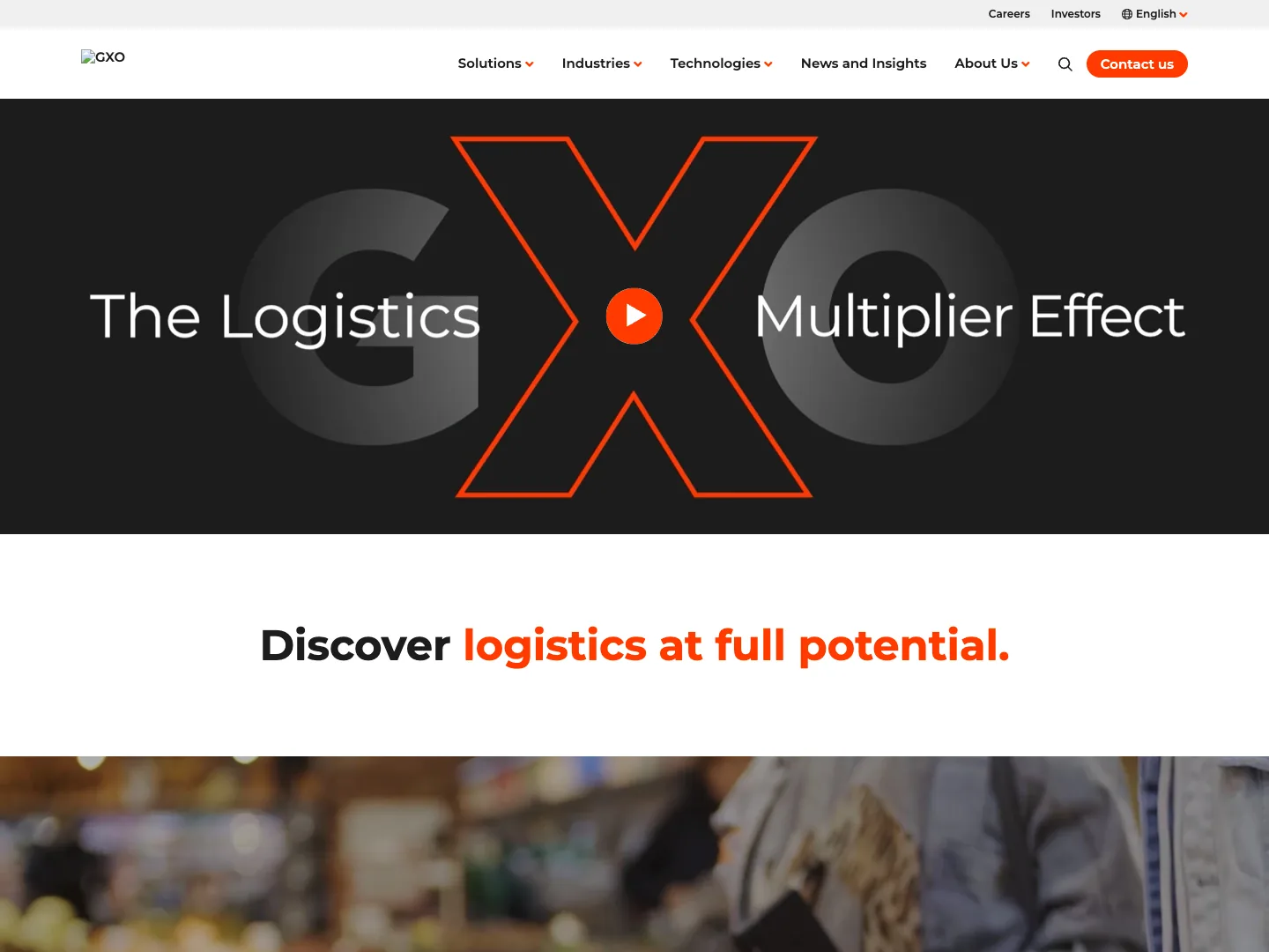 GXO Logistics website