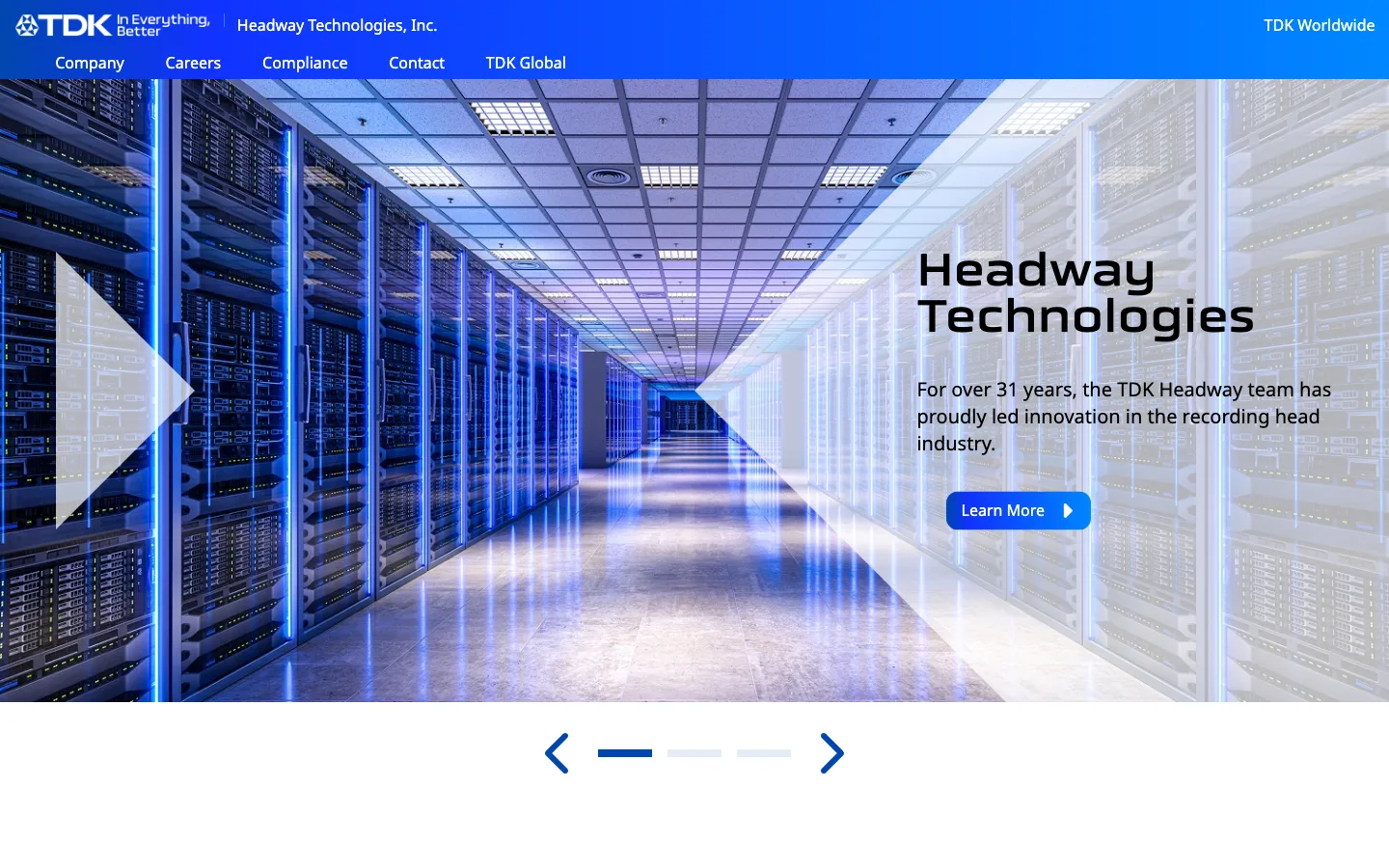 Headway website