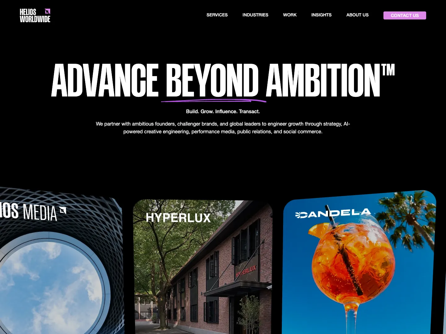 Helios Worldwide website