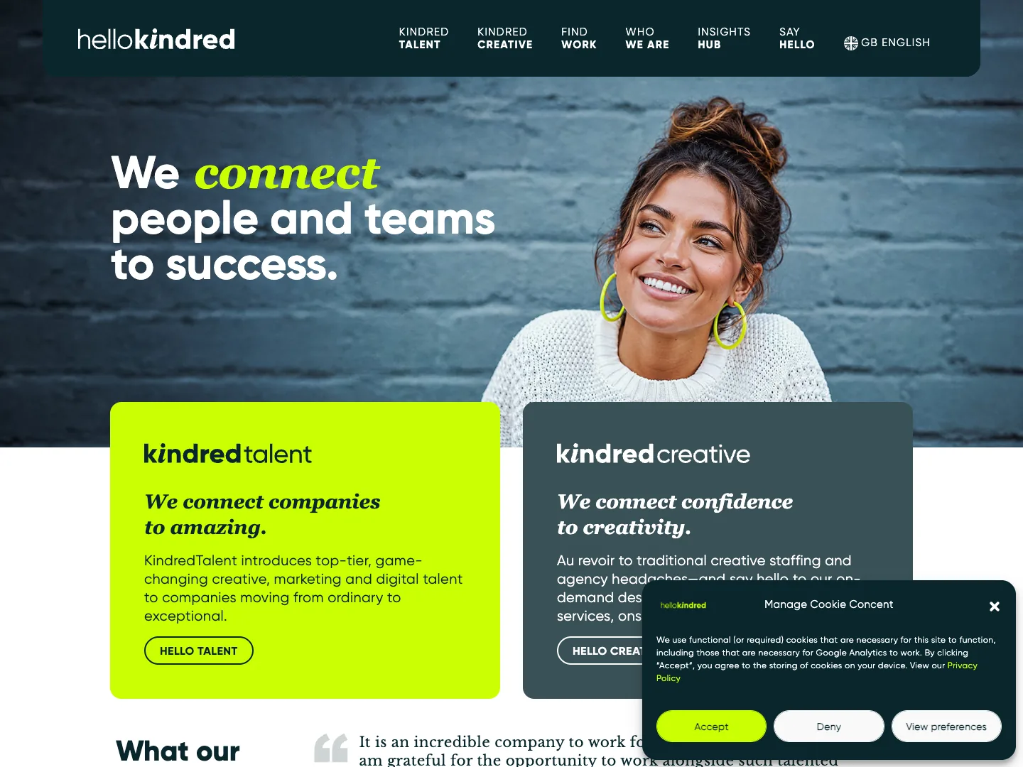 HelloKindred website