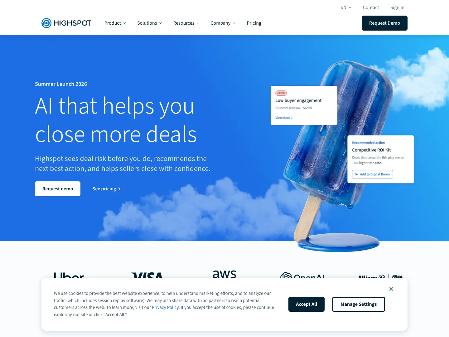 Highspot website