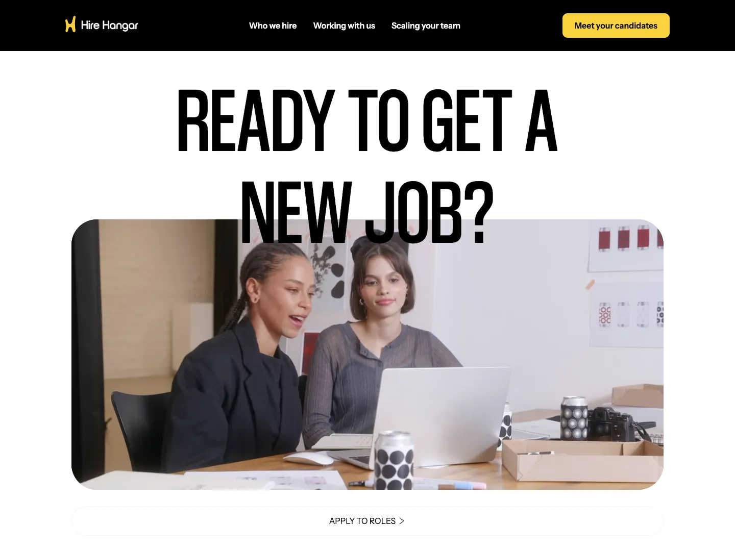 Hire Hangar website