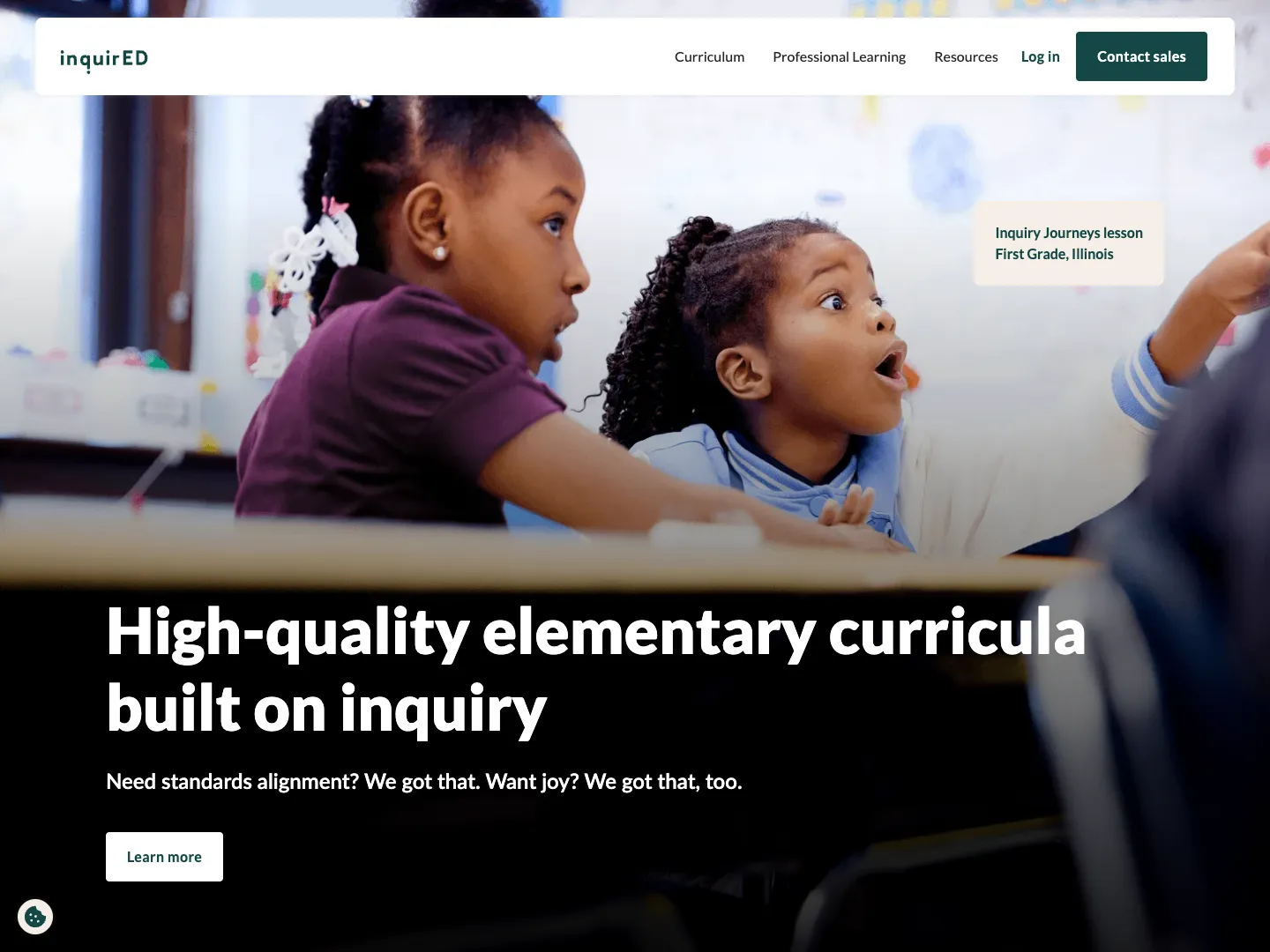 Inquired Learn website