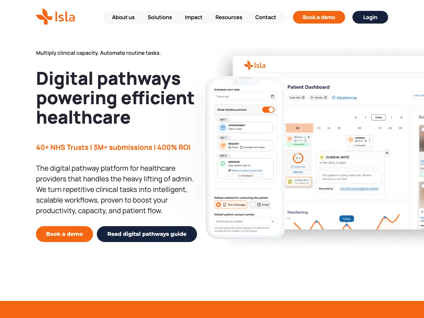 Isla website