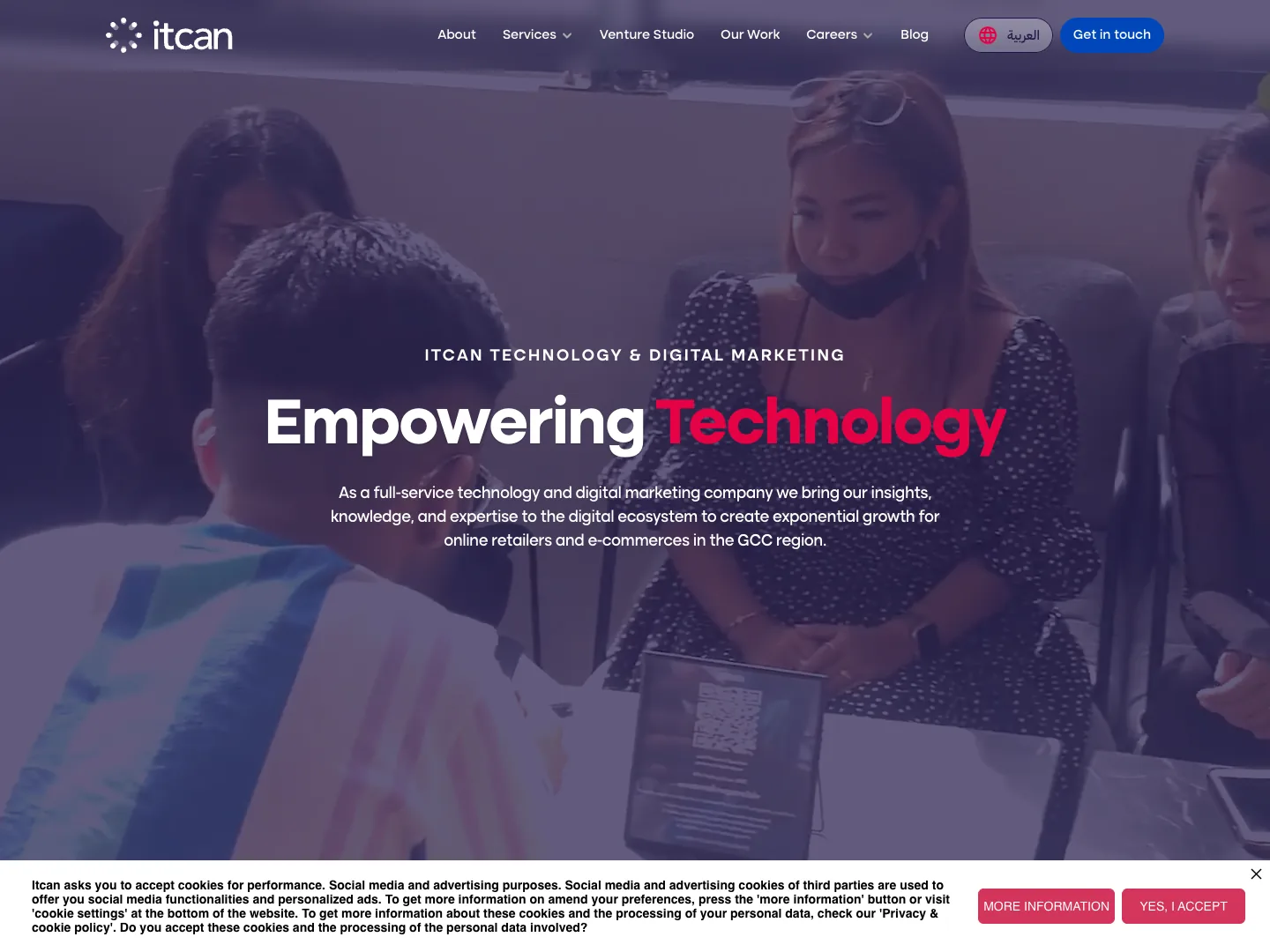 ITCAN Digital Marketing & Technology website