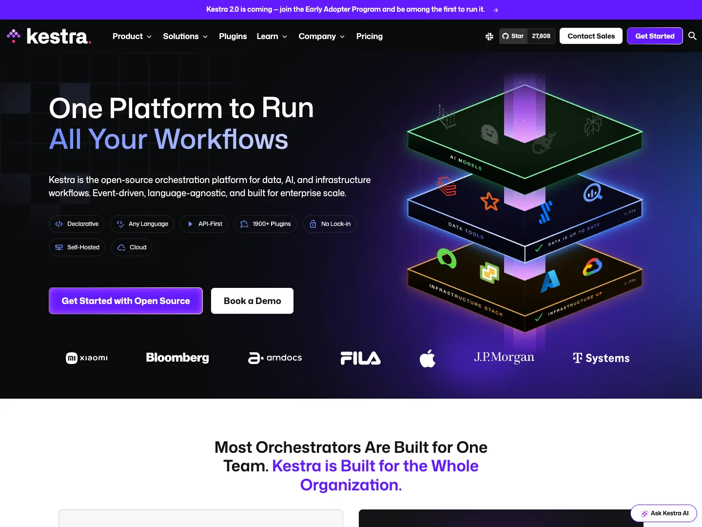 Kestra Technologies website