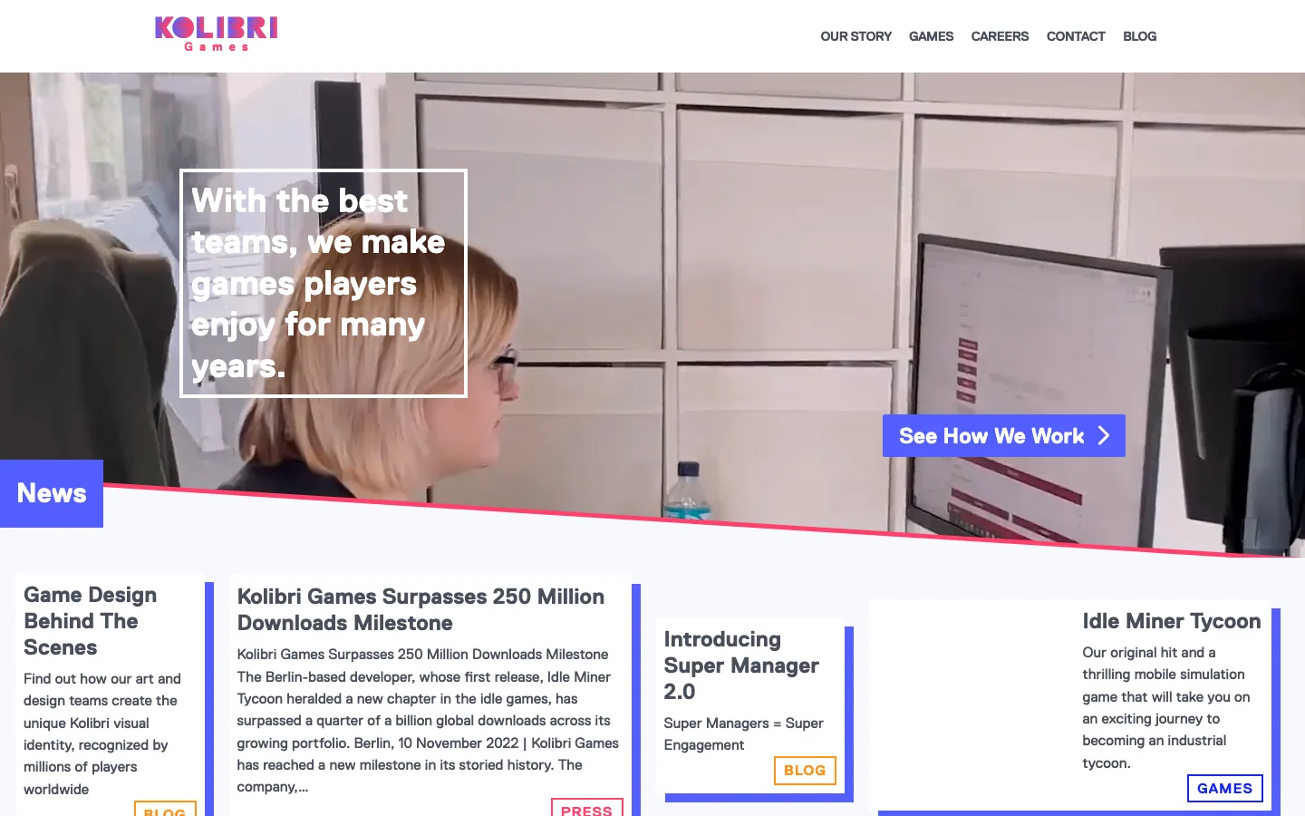 Kolibrigames website