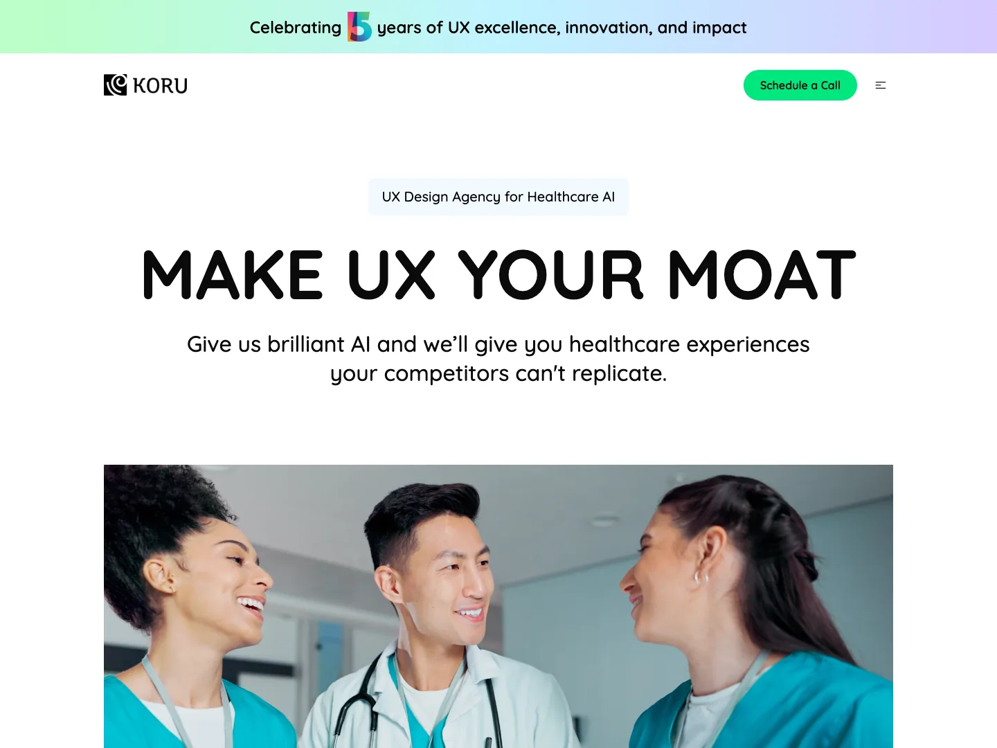 Koru UX Design LLP website