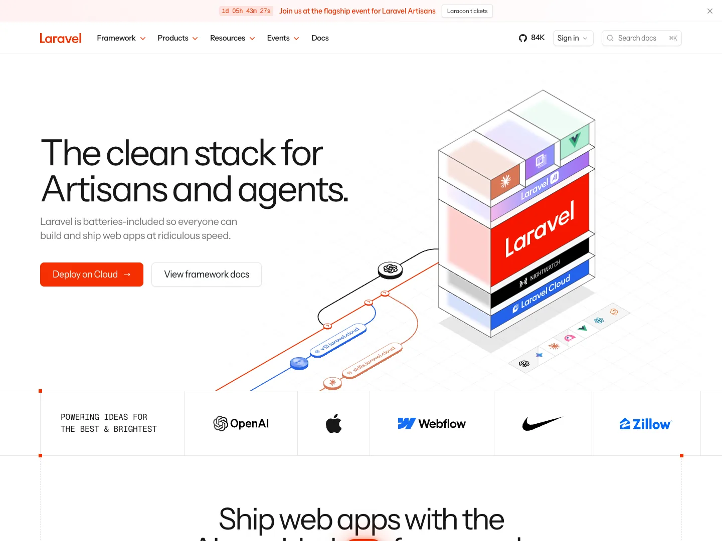 Laravel website