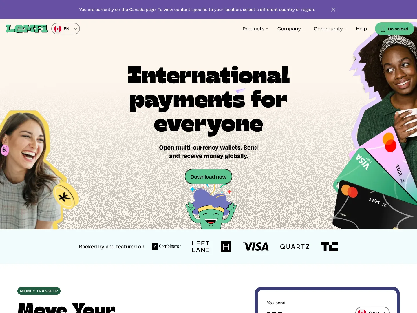 Lemfi website