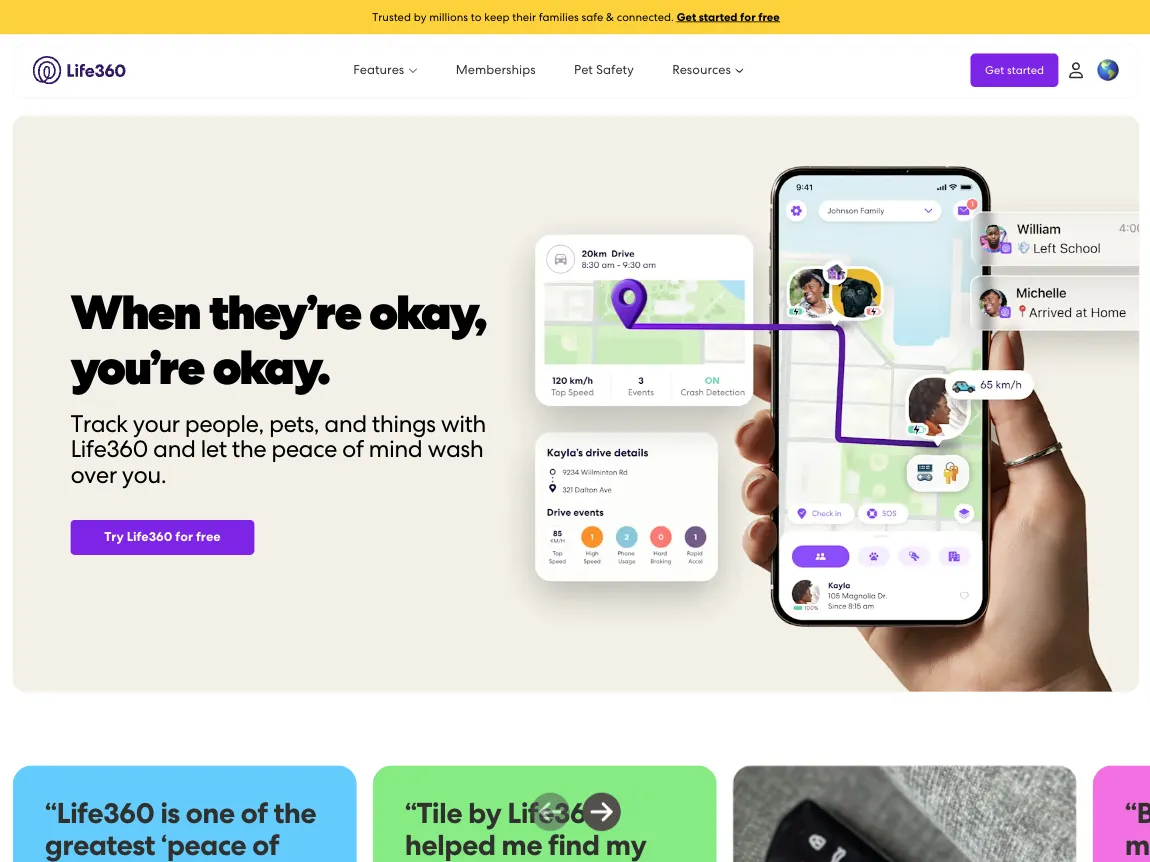 Life360 website