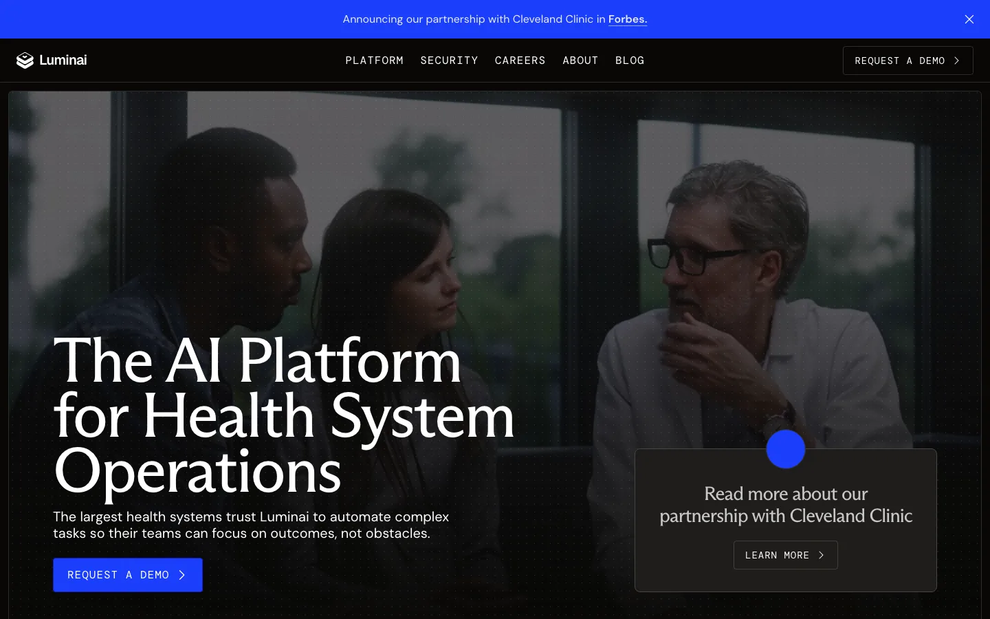 Luminai website