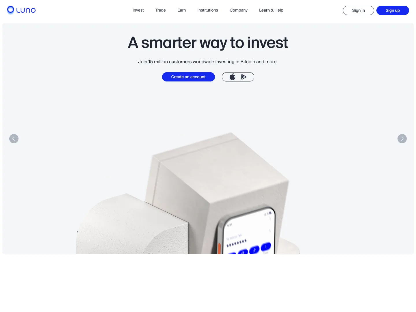 Luno website