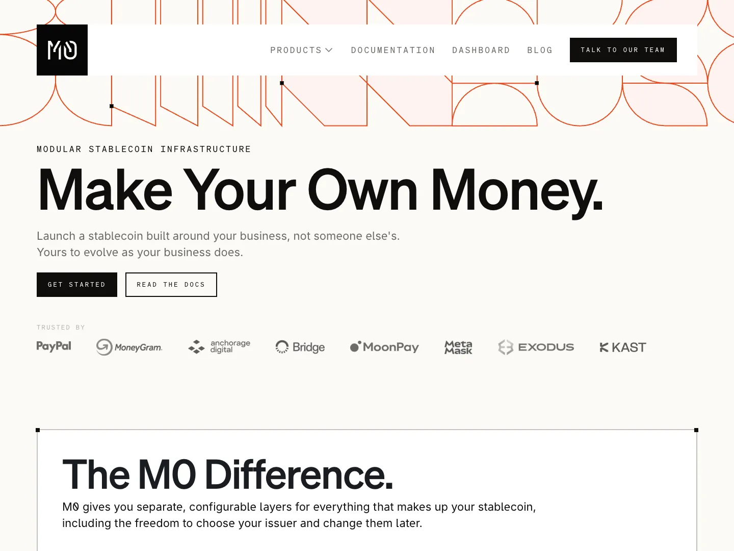 M^0 Labs website