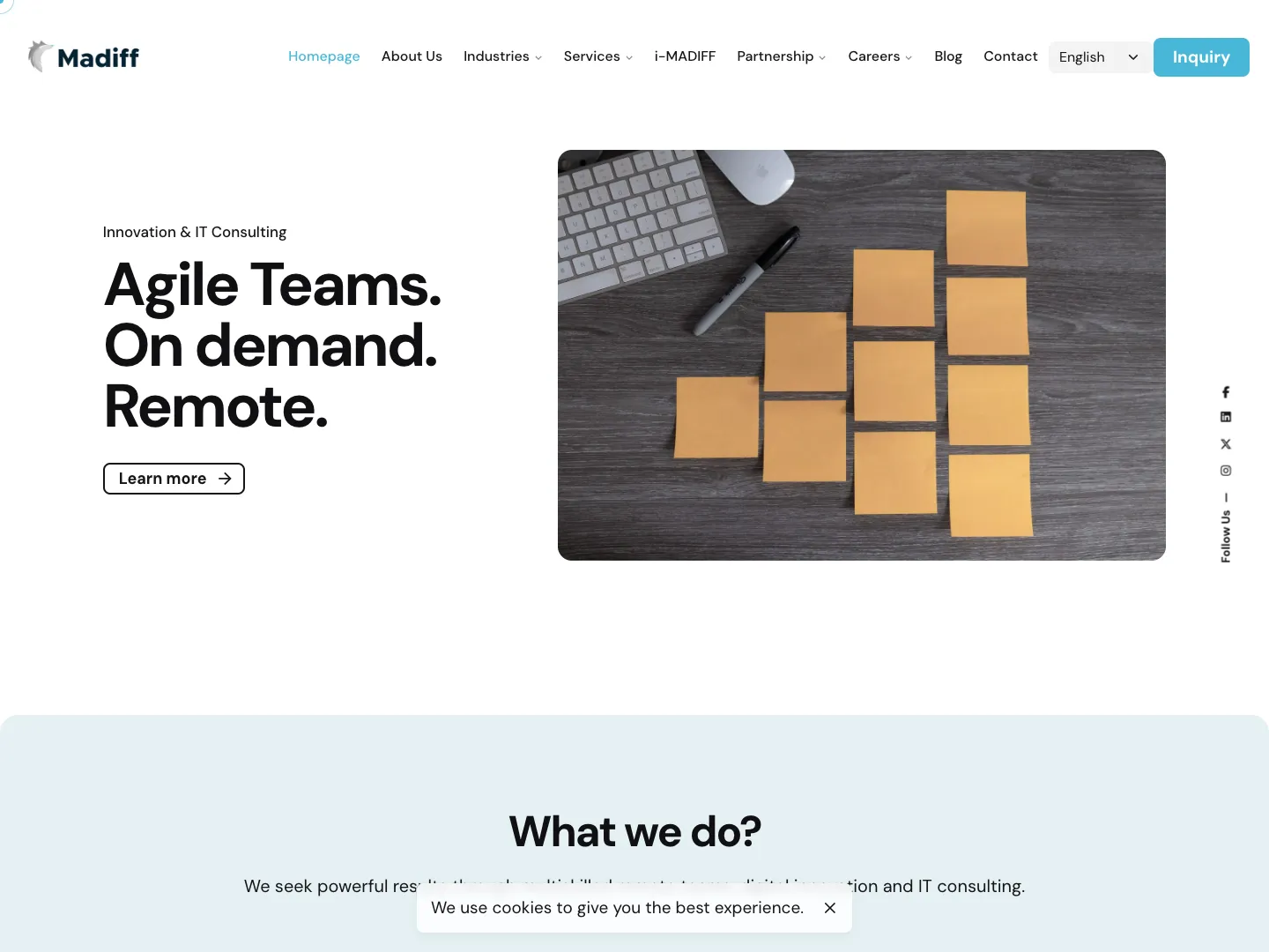 Madiff website