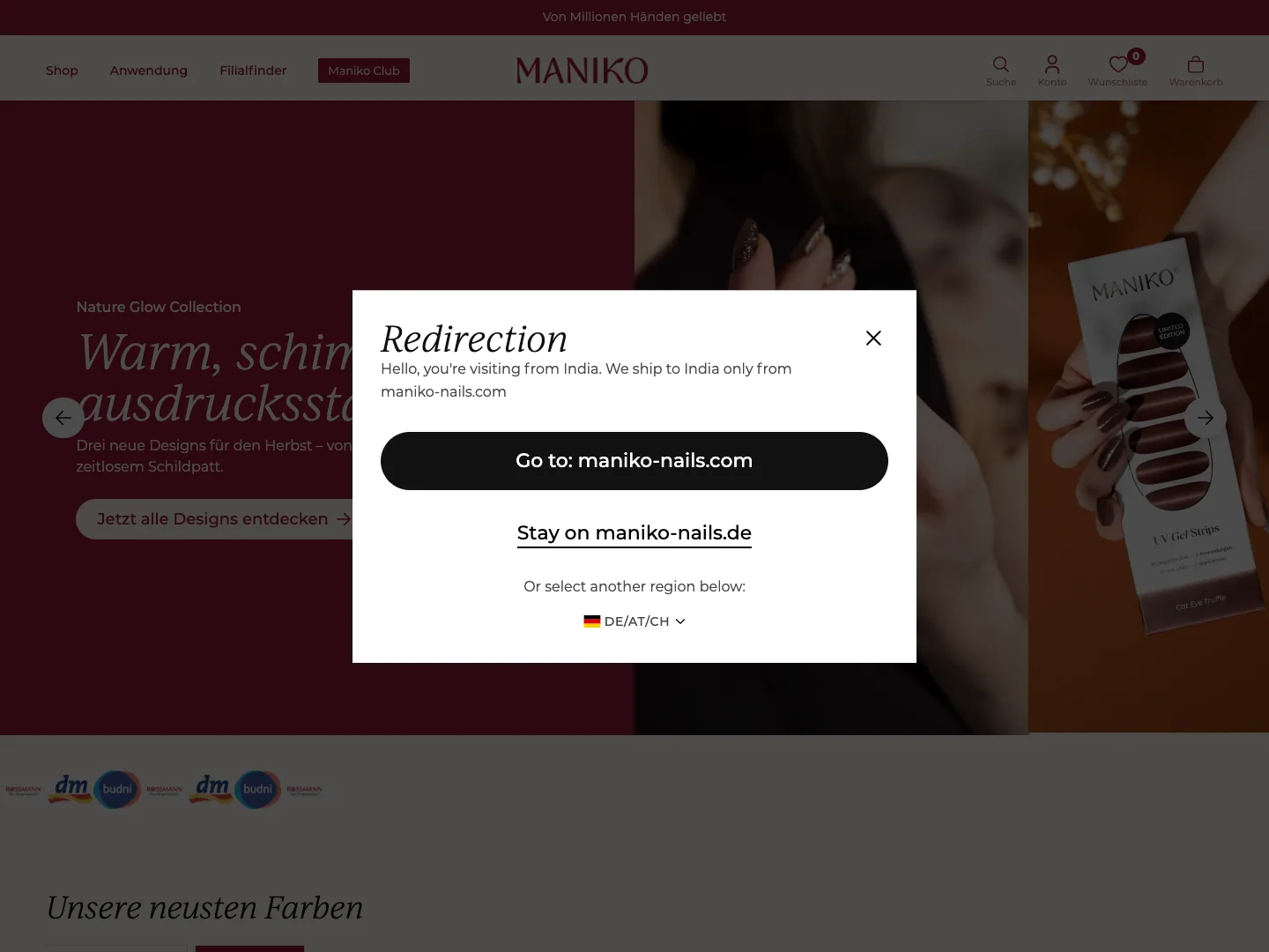 MANIKO Nails GmbH website
