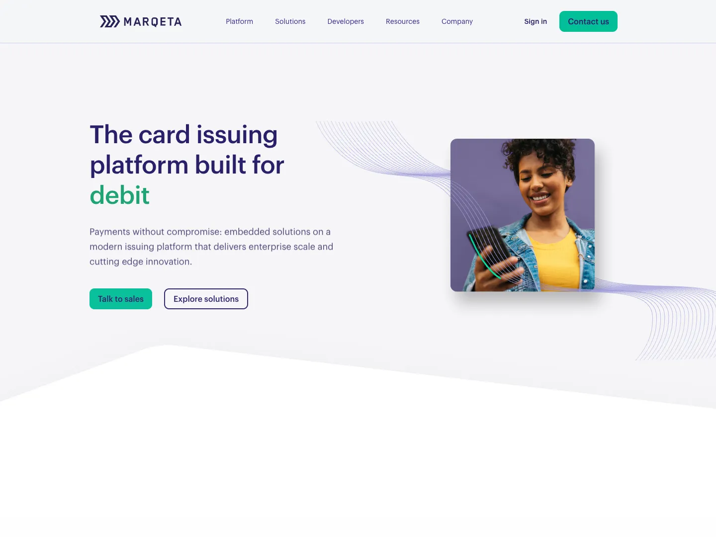 Marqeta website